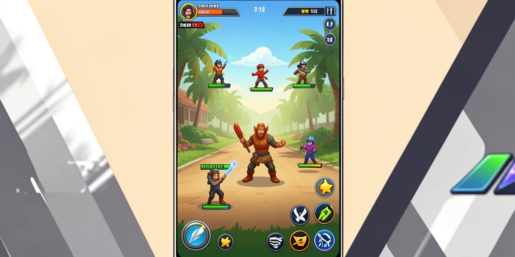 Tampilan awal game yang menarik dan intuitif.