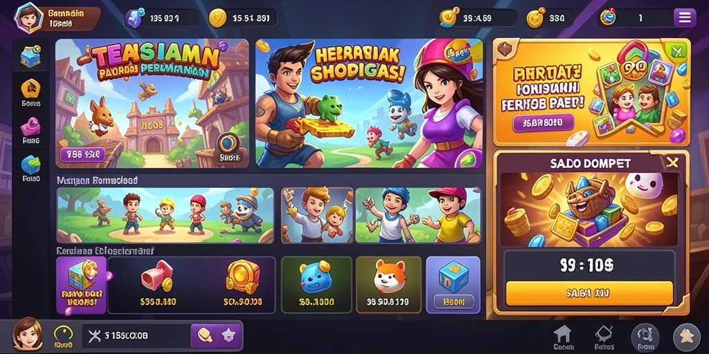 Tampilan antarmuka 99ZK yang menarik dan user-friendly.