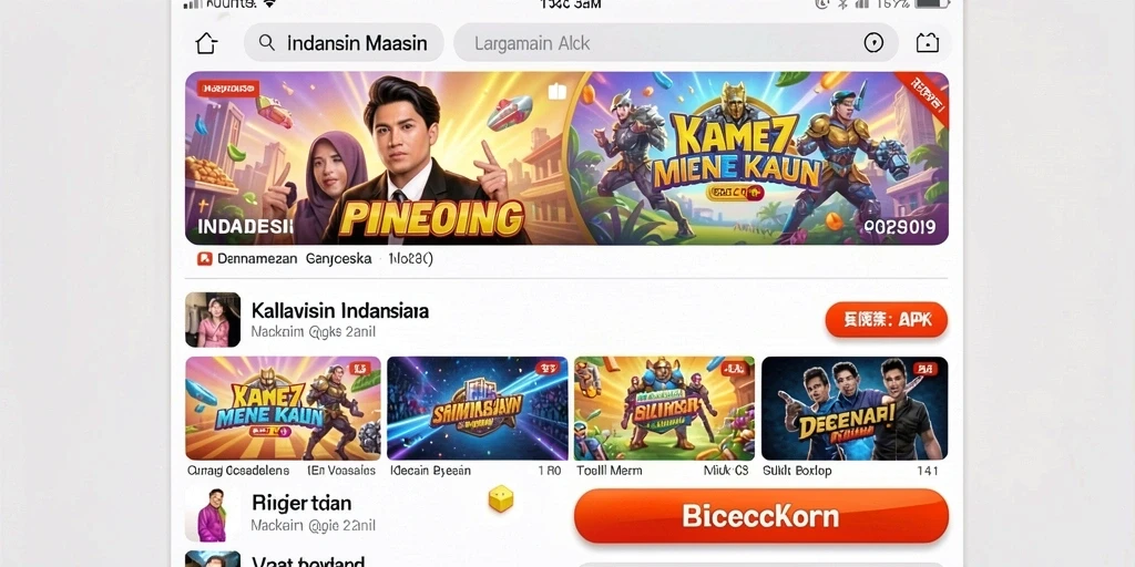 Tampilan antarmuka yang modern dan menarik.