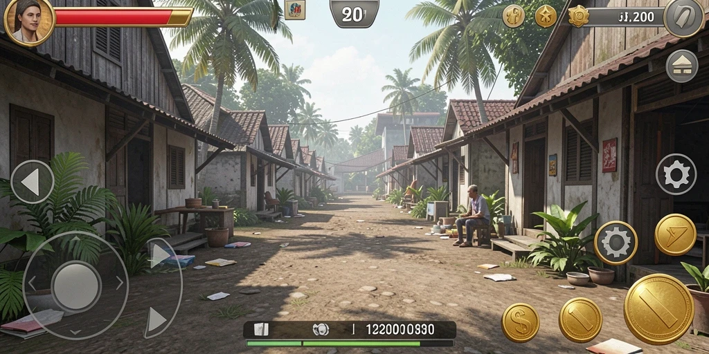 Screenshot menampilkan gameplay seru di DEPOXITO.