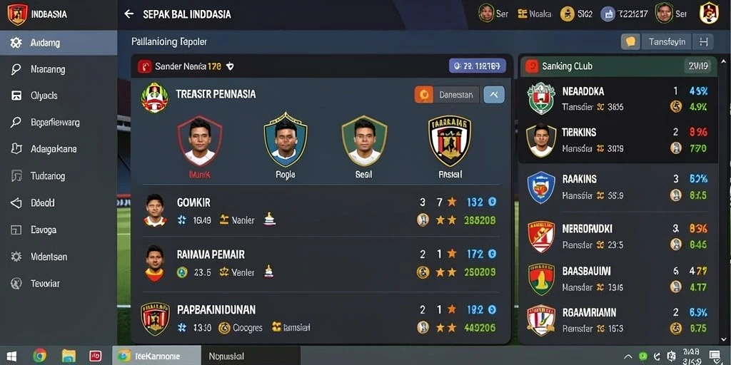 Screenshot DKK menampilkan karakter utama dengan latar belakang menakjubkan.