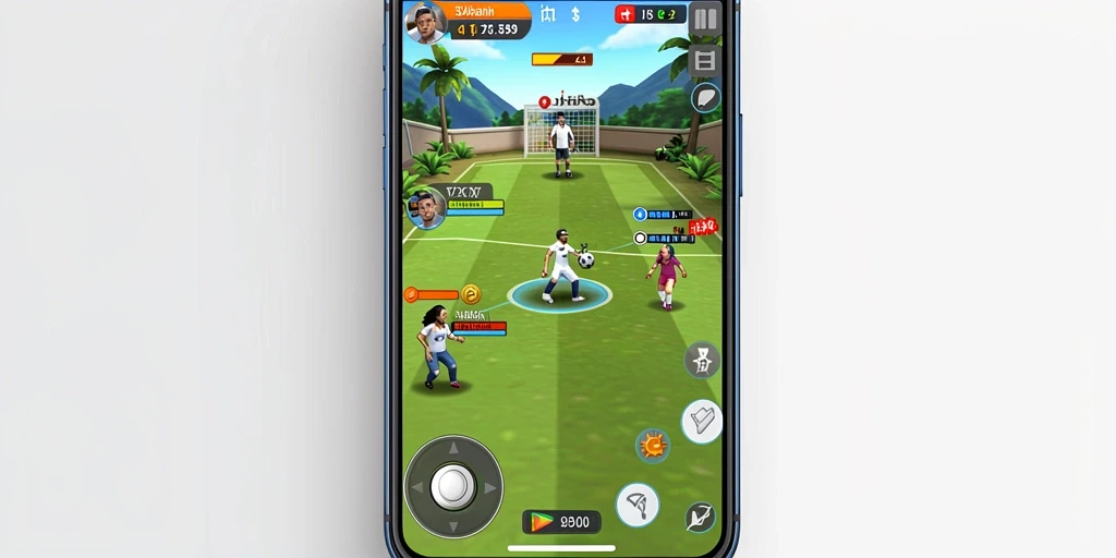 Screenshot menunjukkan karakter utama dalam aksi bertarung.