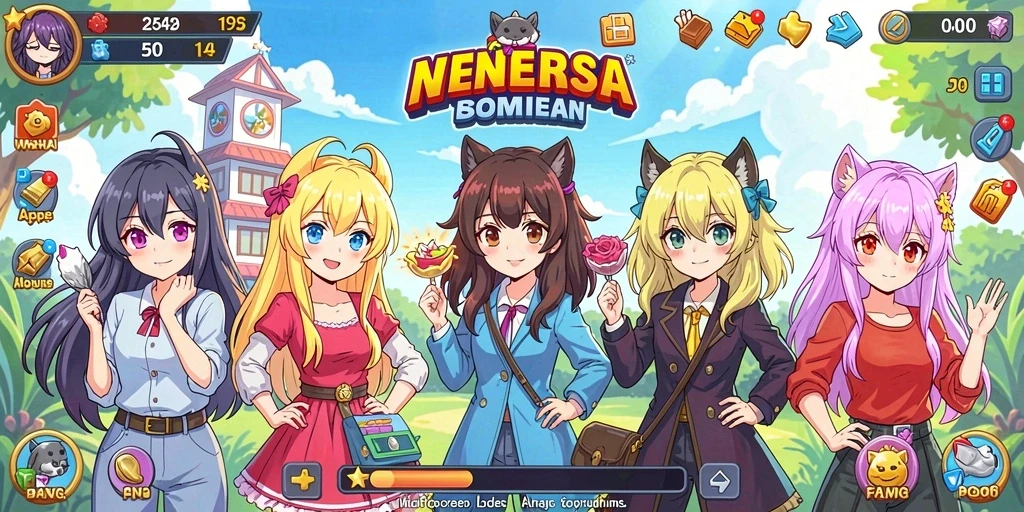 Tampilan karakter utama dalam game HIT9.