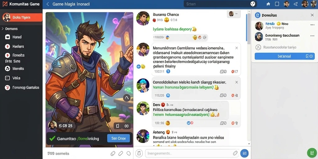 Tampilan awal permainan yang menarik dan penuh warna.