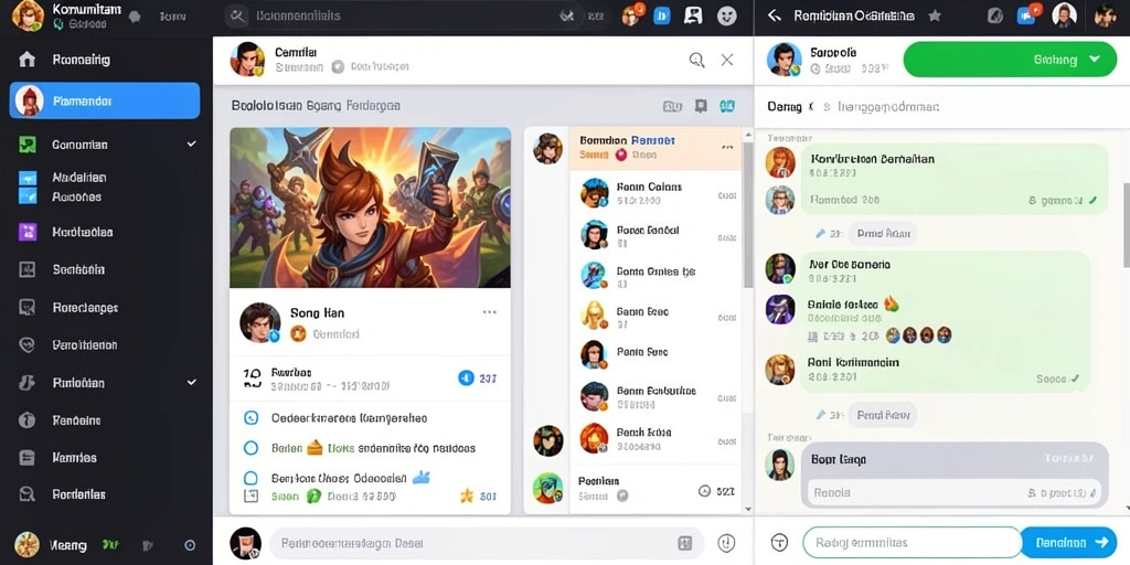 Screenshot menunjukkan antarmuka permainan yang menarik dan colorful.