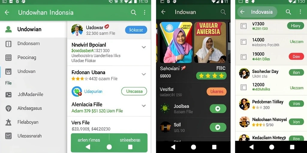 Tampilan awal yang memukau dan user-friendly.