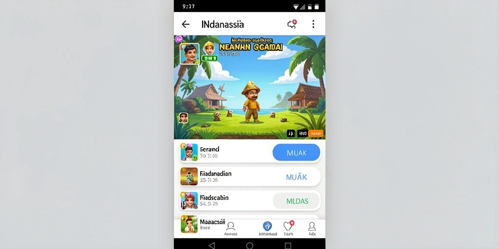 Tangkapan layar menampilkan karakter utama dalam action.
