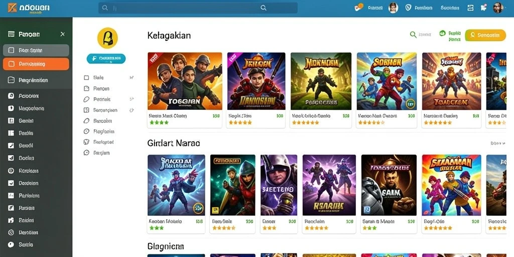 Tampilan antarmuka yang menarik dan mudah digunakan.