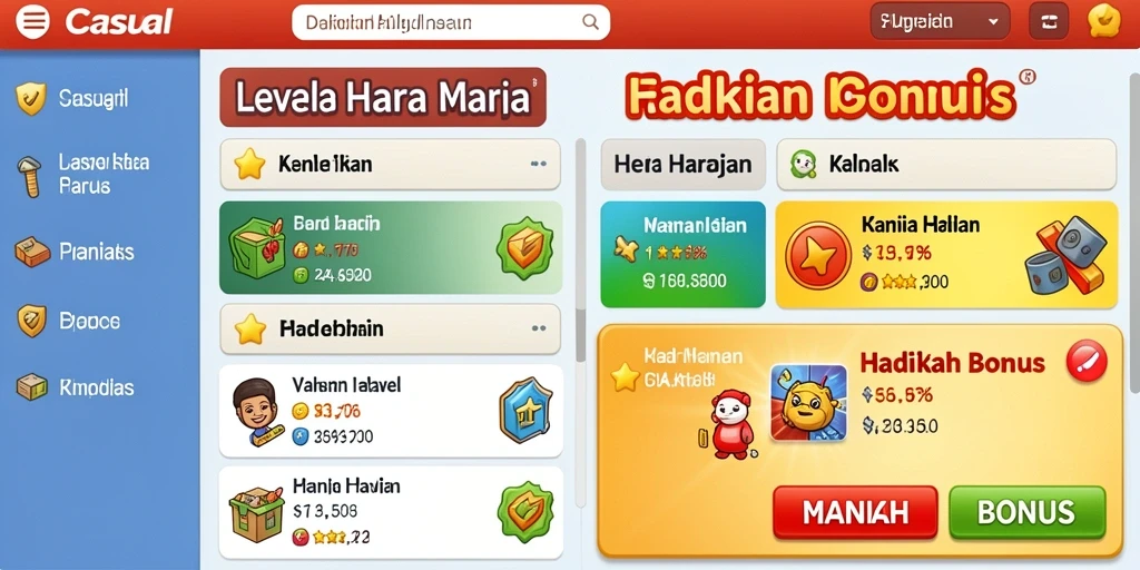Tampilan antarmuka yang menarik dan sederhana.