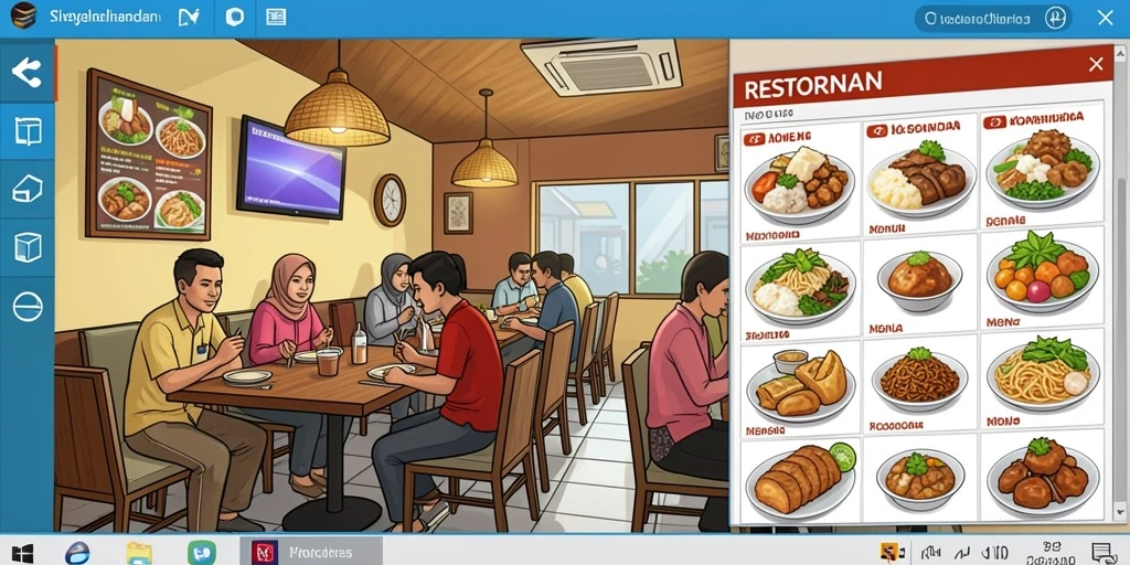 Tampilan dunia fantastis RP8 yang menakjubkan.