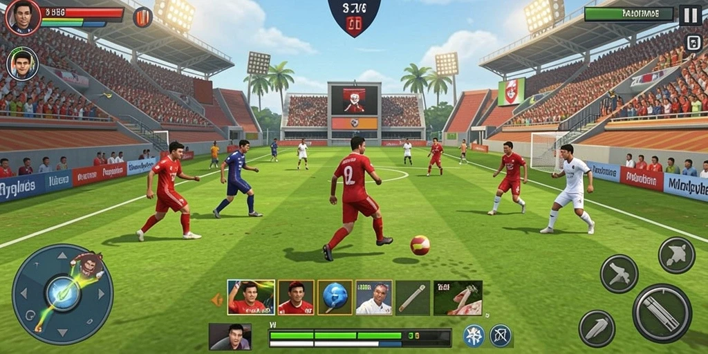Tampilan awal aplikasi SOBATGAMING yang menarik.