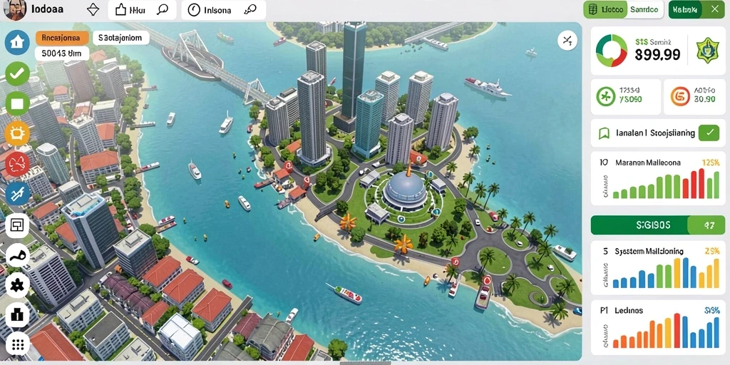 Screenshot menunjukkan tampilan antarmuka yang menarik dan user-friendly.